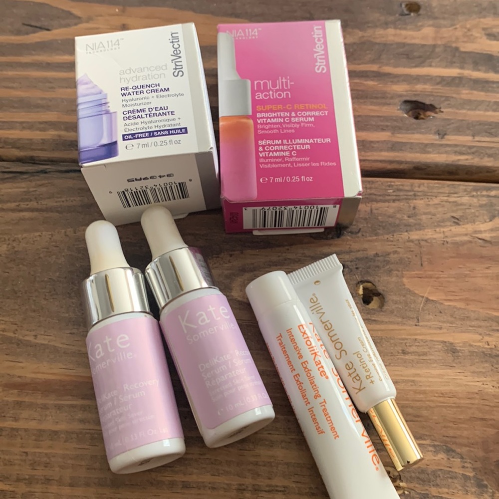 Skincare by Kate Somerville and StriVectin